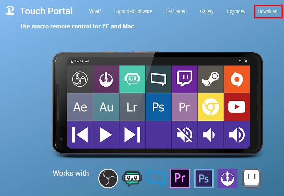 Control Twitch with your phone or tablet using Touch Portal
